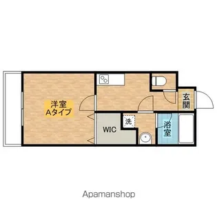 アグレアーブル千人町【4階】の間取り