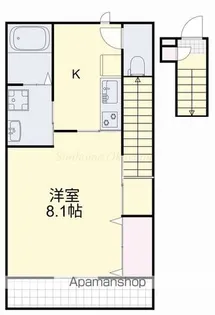 FORTUNA法界院 (フォルトゥナ)【2階】の間取り