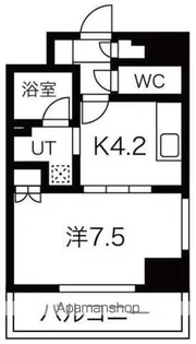 ラフルール連坊【3階】の間取り