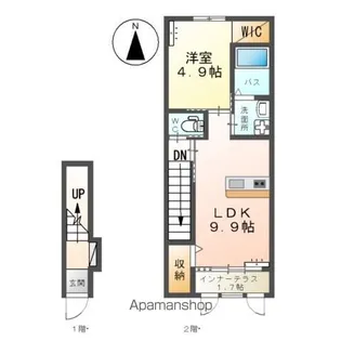 コンフォルタ大和【2階】の間取り