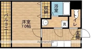 ジュネス半田Ⅰ【206号室】の間取り