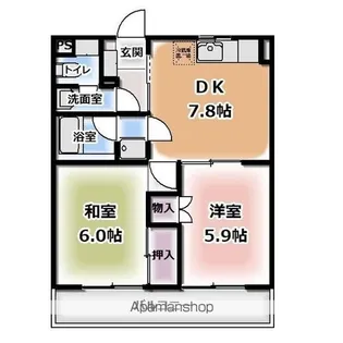 エスポワール下島【3階】の間取り