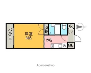 オークヒルズ円庄Ⅱ【C-7号室】の間取り