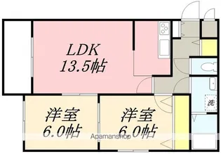 ミユ港町3丁目【3階】の間取り