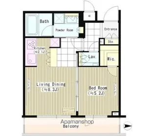 ラグゼガーデン松原【3階】の間取り