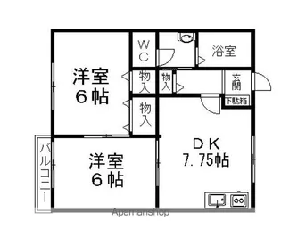さくら【101号室】の間取り