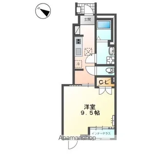 アヴニール【1階】の間取り