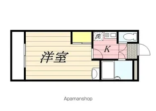 カーサオガワ【206号室】の間取り