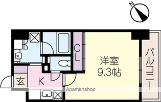 エルミナリュクス【702号室】の間取り