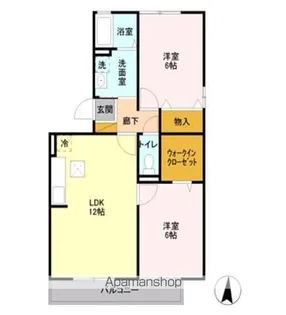 アネシス【1階】の間取り