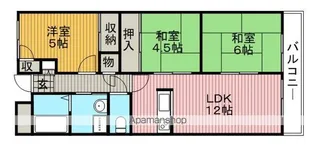グリーンローレル立花【1階】の間取り