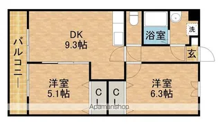SPRING HOUSE SATO【4階】の間取り