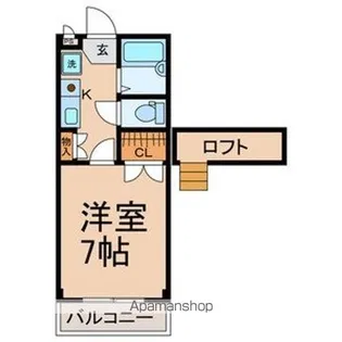 ラセーヌ柴田【1F号室号室】の間取り