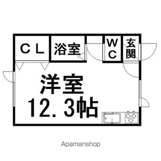 メゾン花園【101号室】の間取り