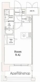 エンクレスト香椎駅前【4階】の間取り