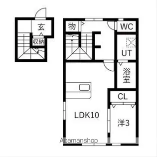 グラージアス(GRAJIAS)【2階】の間取り