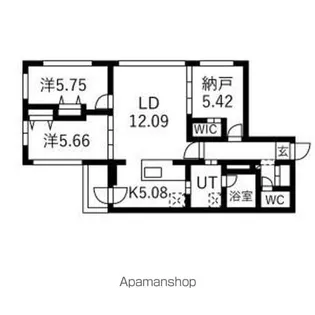 YAMAHANAーCITY.STELLA【3階】の間取り