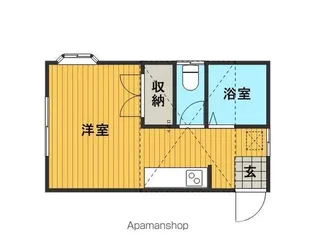 ガーデン南台【203号室】の間取り