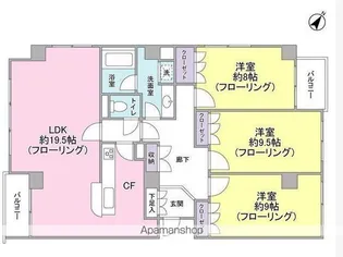 エーデルシュロス【2階】の間取り