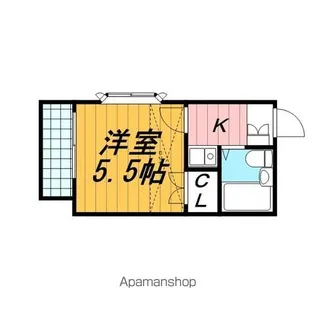 タウンコート矢切【2階】の間取り