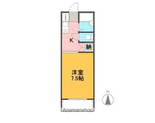 シェルげんぽう【303号室】の間取り
