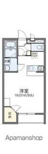 レオパレス鎌倉台Ⅱ【2階】の間取り