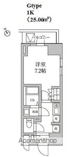 レジディア日本橋馬喰町Ⅱ【3階】の間取り