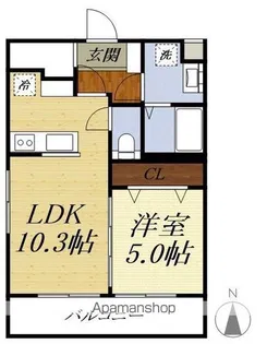 LEGRAND(ルグラン)【2階】の間取り