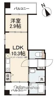 プレシャスタイム瓦町【6階】の間取り