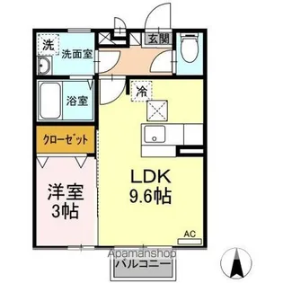 ラクリアス【1階】の間取り