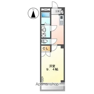 プランドールかの里【2階】の間取り