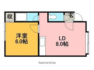 テイクファイブ【3階】の間取り