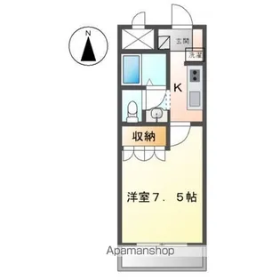 クレシア CRECIA【2階】の間取り