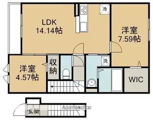 ステラハウス【2階】の間取り