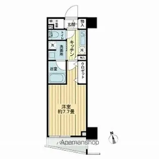 フレシア中目黒【3階】の間取り