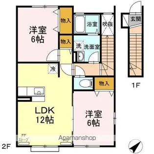 緑風館ー03【2階】の間取り