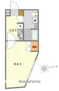 ラシクラス小岩駅前【2階】の間取り