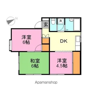 アマダム【1階】の間取り
