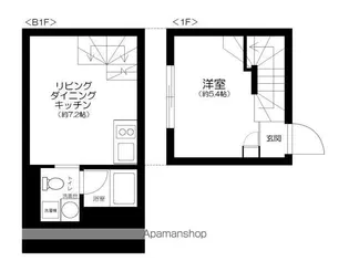 MG LUXURY SASAZUKA【1階】の間取り