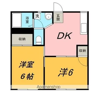 サンコーポA【2階】の間取り