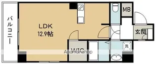 SUNNY SIDE COURT(サニーサイドコート)【7階】の間取り