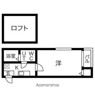 シェモア千種公園【101号室号室】の間取り
