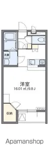 レオパレスノワール II【3階】の間取り