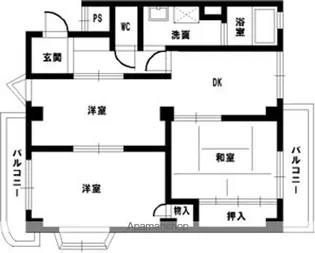 エストレラ・ボアール7【601号室】の間取り