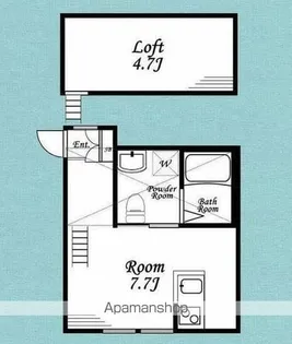 BEAMS富岡東S【104号室】の間取り
