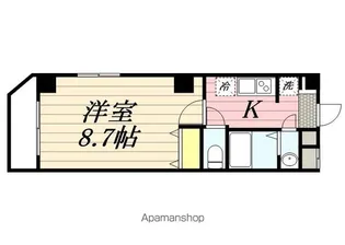 フォルセーヌ本千葉【4階】の間取り
