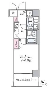 レア横濱平沼壱番館【5階】の間取り