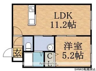RITZ GRANDE大通(リッツグランデ大通)【1階】の間取り