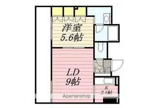 ラフィネタワー札幌南3条【20階】の間取り
