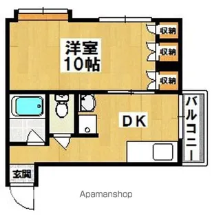 クリアサカイⅢ【306号室】の間取り
